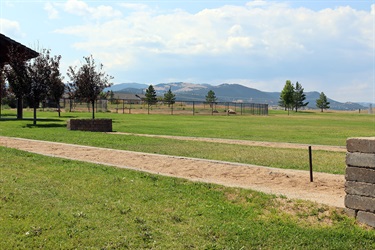 Horseshoe pits at Mountain View Park.