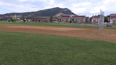 Softball field at Centennial Park.