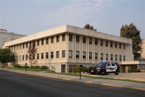 Exterior image of the Law and Justice Center located at  406 Fuller Ave in Helena, Montana.