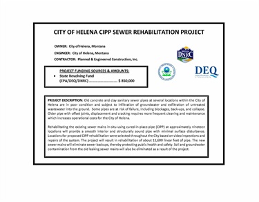 Description of the Sewer Main Replacement Project